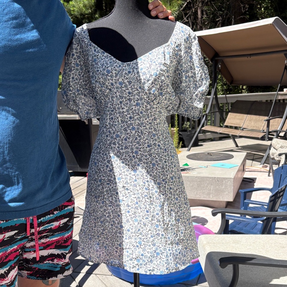 Cotton On Blue Floral Dress